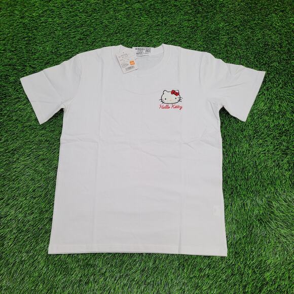 Hello-Kitty Shirt Womens Large 20x26 Sanrio Chenille-Embroidered - Picture 1 of 15